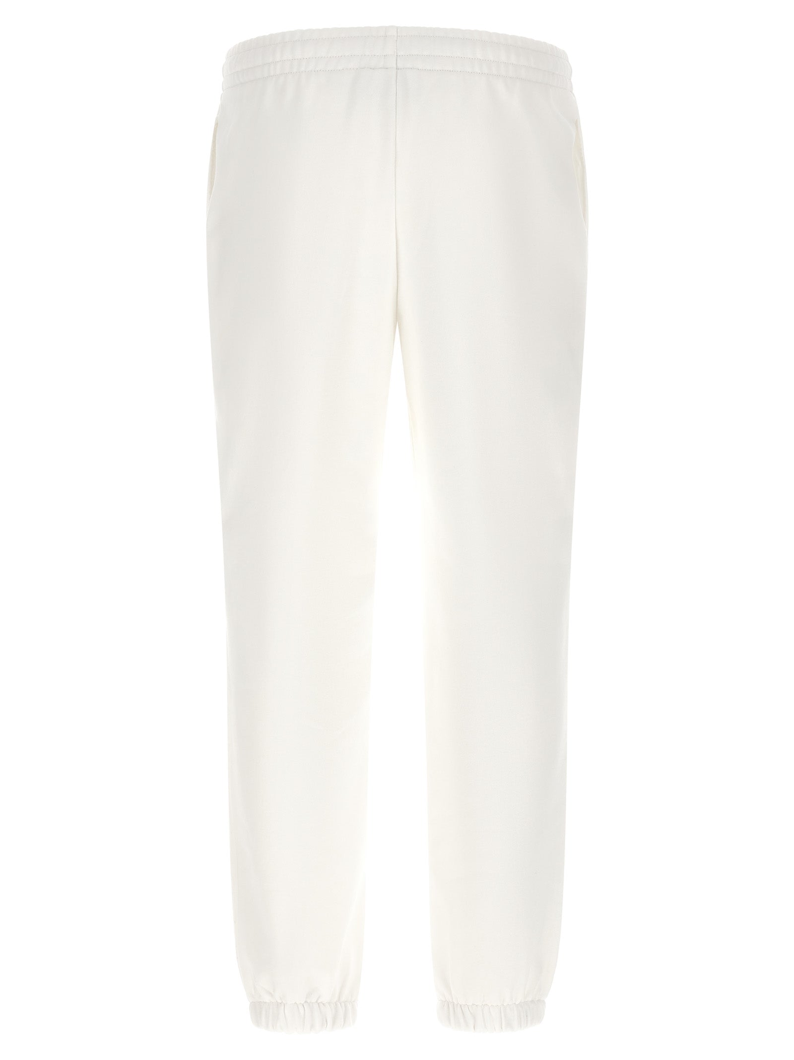 Lacoste Cotton Blend Joggers — White, view 2