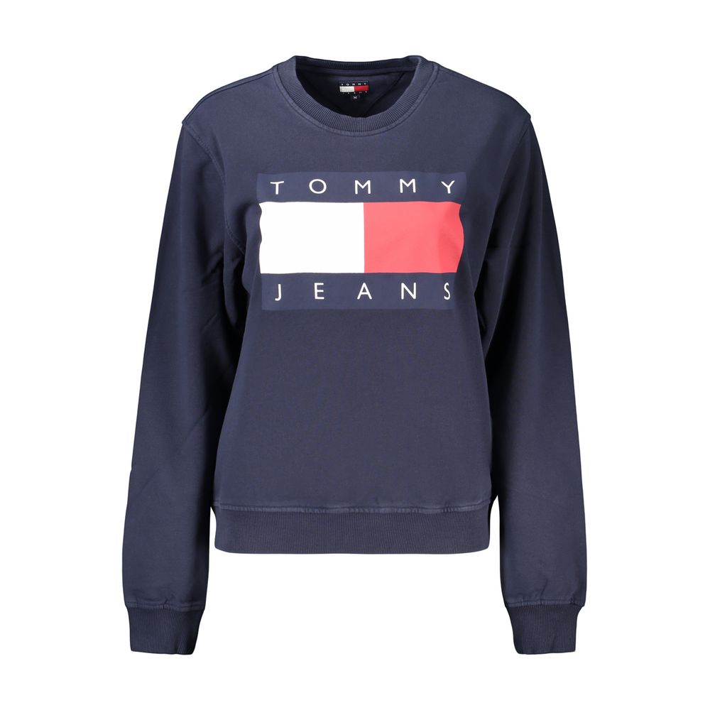 Tommy Hilfiger Logo-Print Cotton Sweatshirt — Blue by Tommy Hilfiger