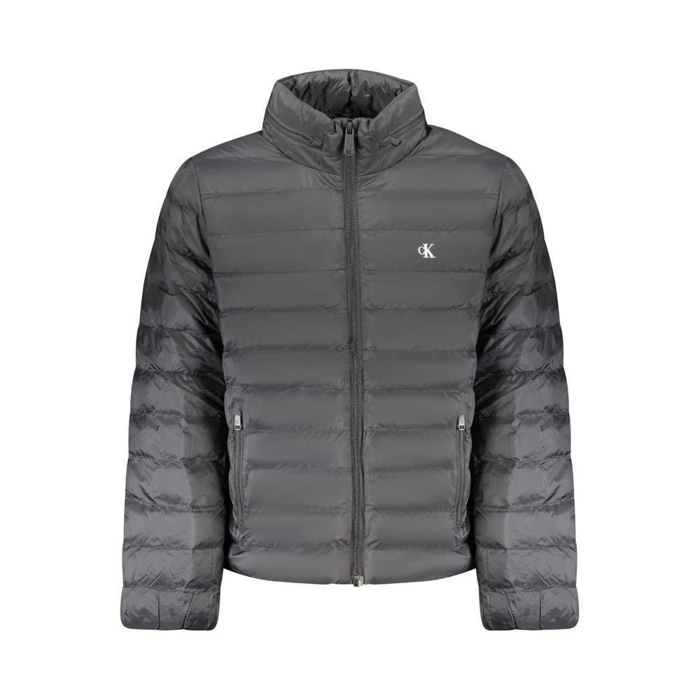 Calvin Klein Quilted Nylon Down Jacket — Black by Calvin Klein