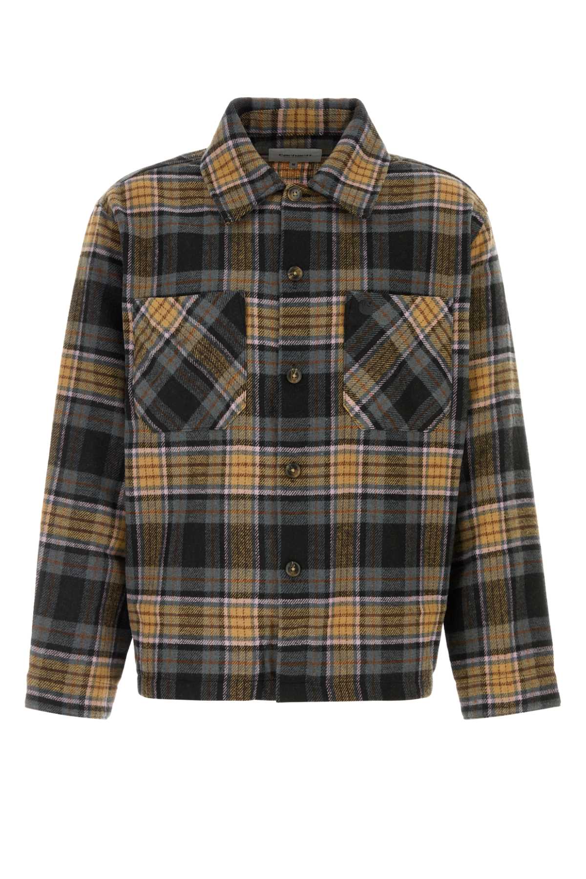Carhartt Wip Embroidered Flannel Shirt — Multicolor by Carhartt Wip