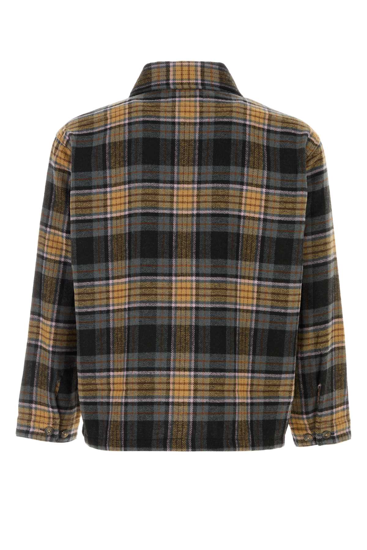 Carhartt Wip Embroidered Flannel Shirt — Multicolor, view 2