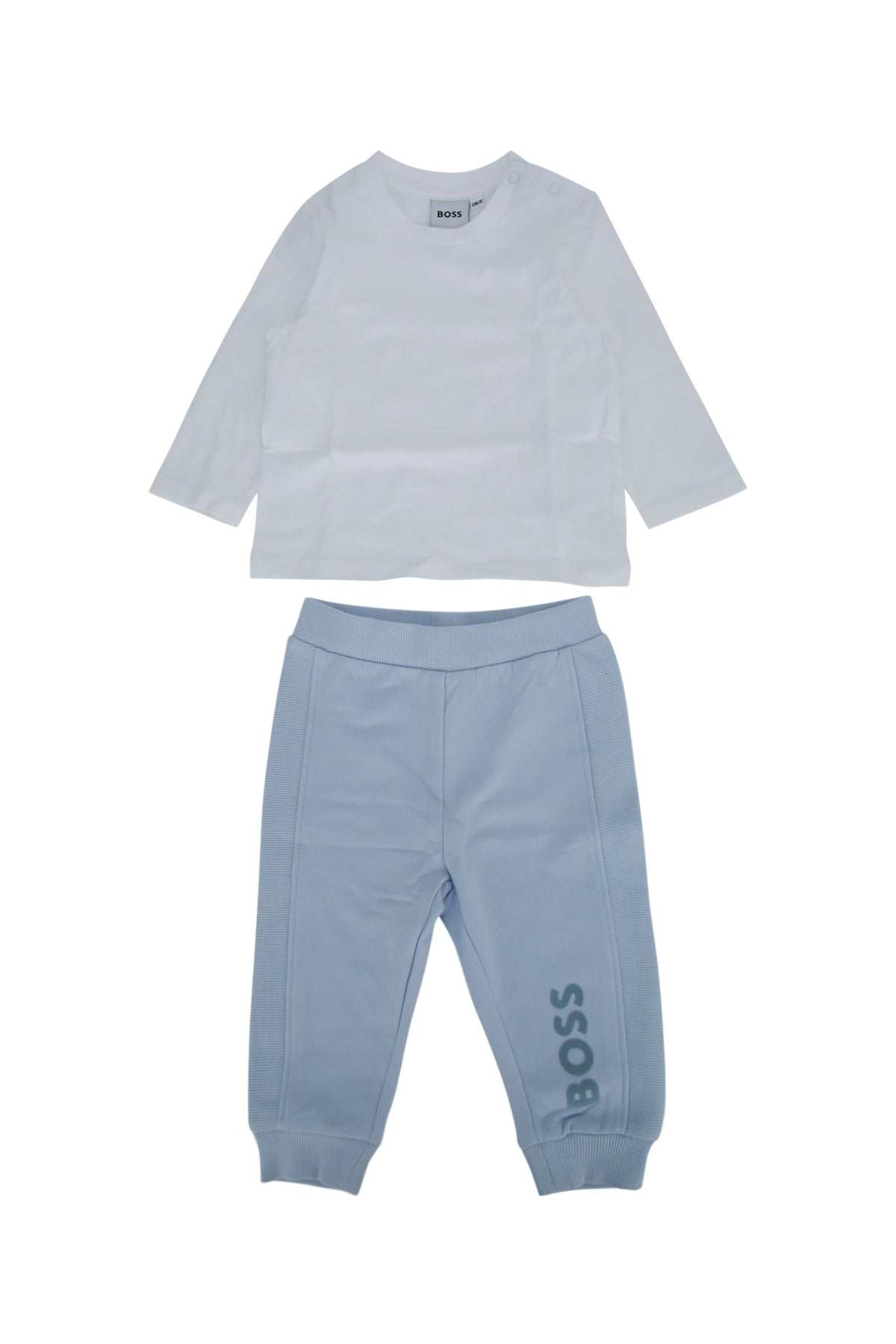 Boss Kids Logo-Print Cotton Hoodie, view 2