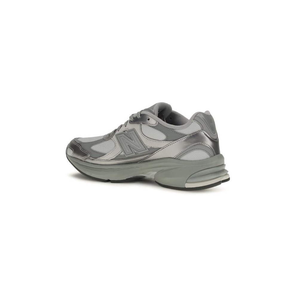 New Balance Y2K-Inspired Athletic Sneakers — Gray, view 3