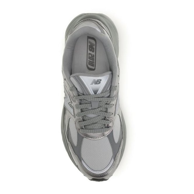 New Balance Y2K-Inspired Athletic Sneakers — Gray, view 4