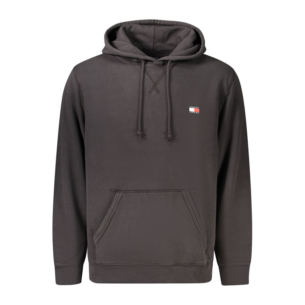 Tommy Hilfiger Logo-Appliqué Cotton Hoodie — Black by Tommy Hilfiger