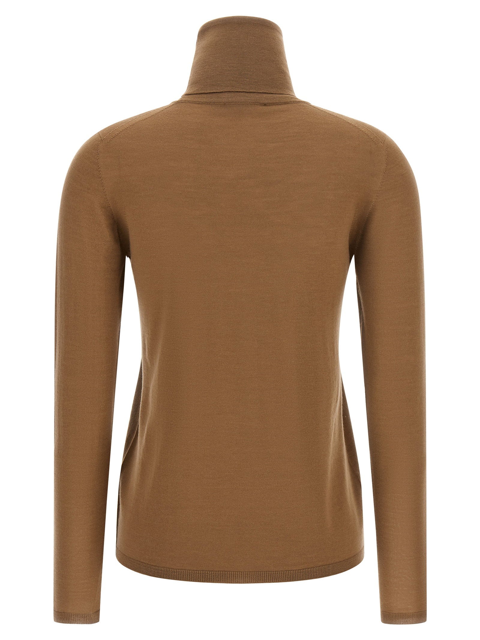 Max Mara Saluto Turtleneck Sweater — Camel, view 2