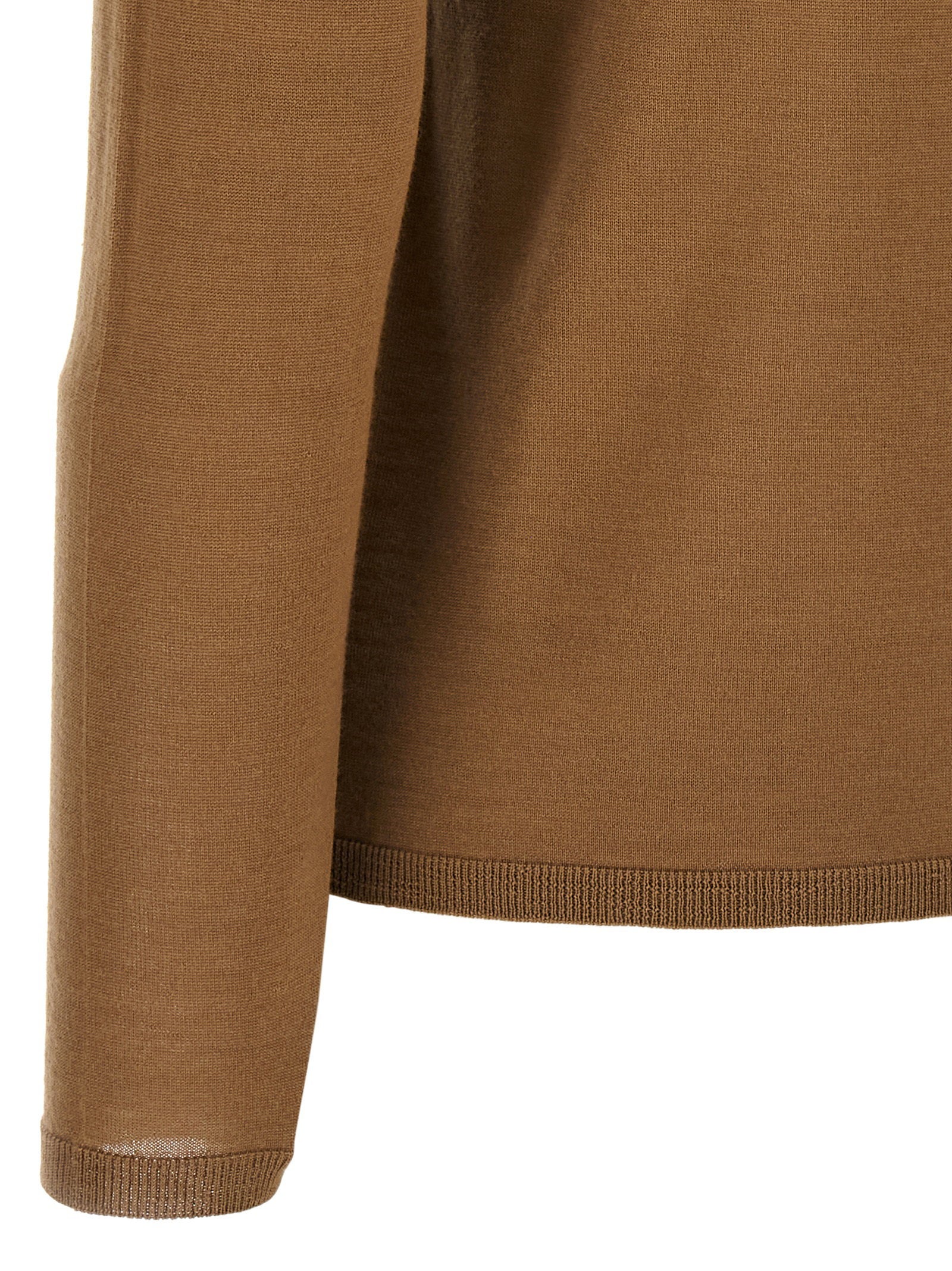 Max Mara Saluto Turtleneck Sweater — Camel, view 4