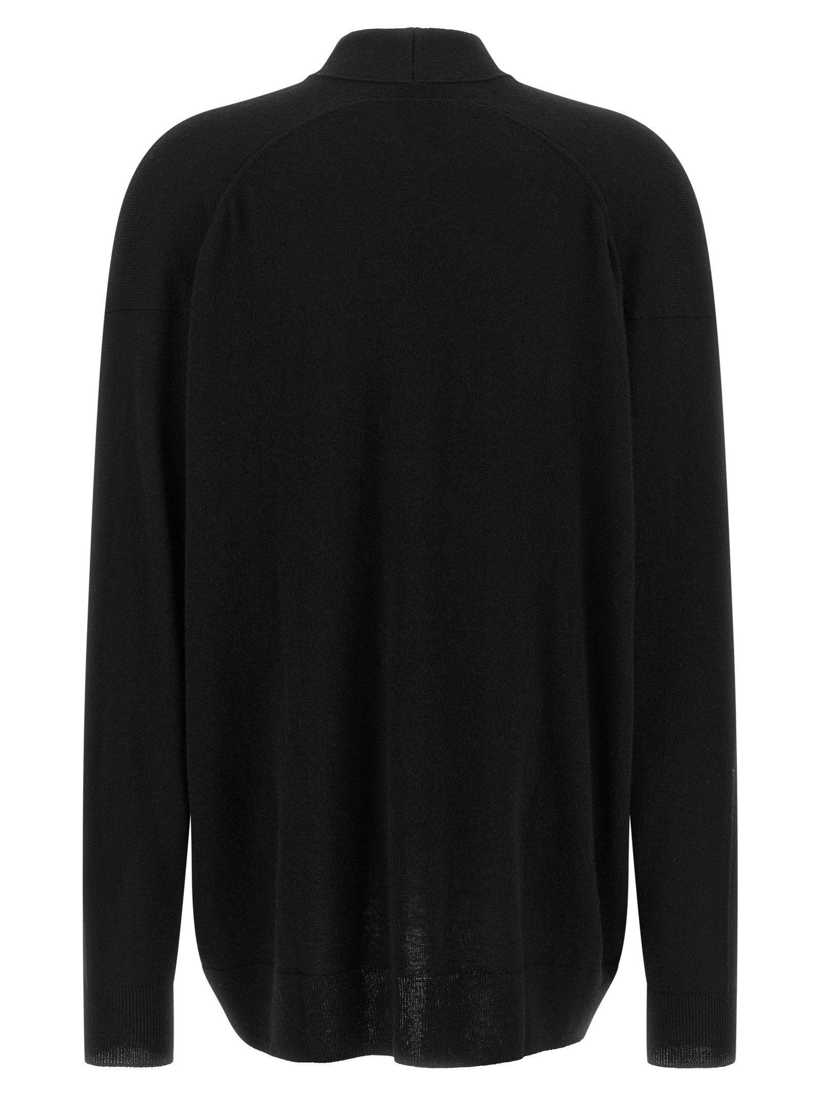 Nude Wool-Cashmere Ring Neck Cardigan, view 2