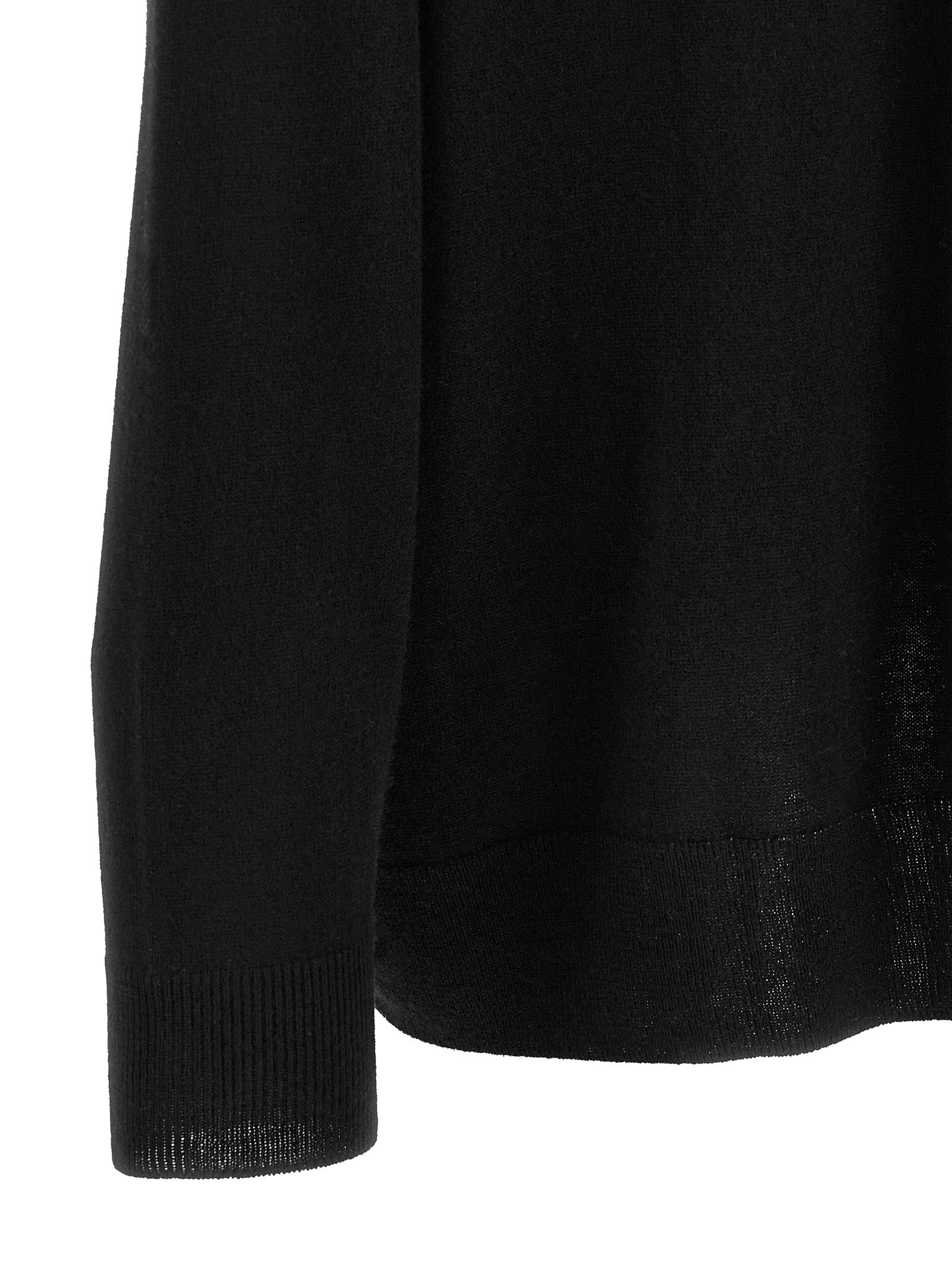 Nude Wool-Cashmere Ring Neck Cardigan, view 4