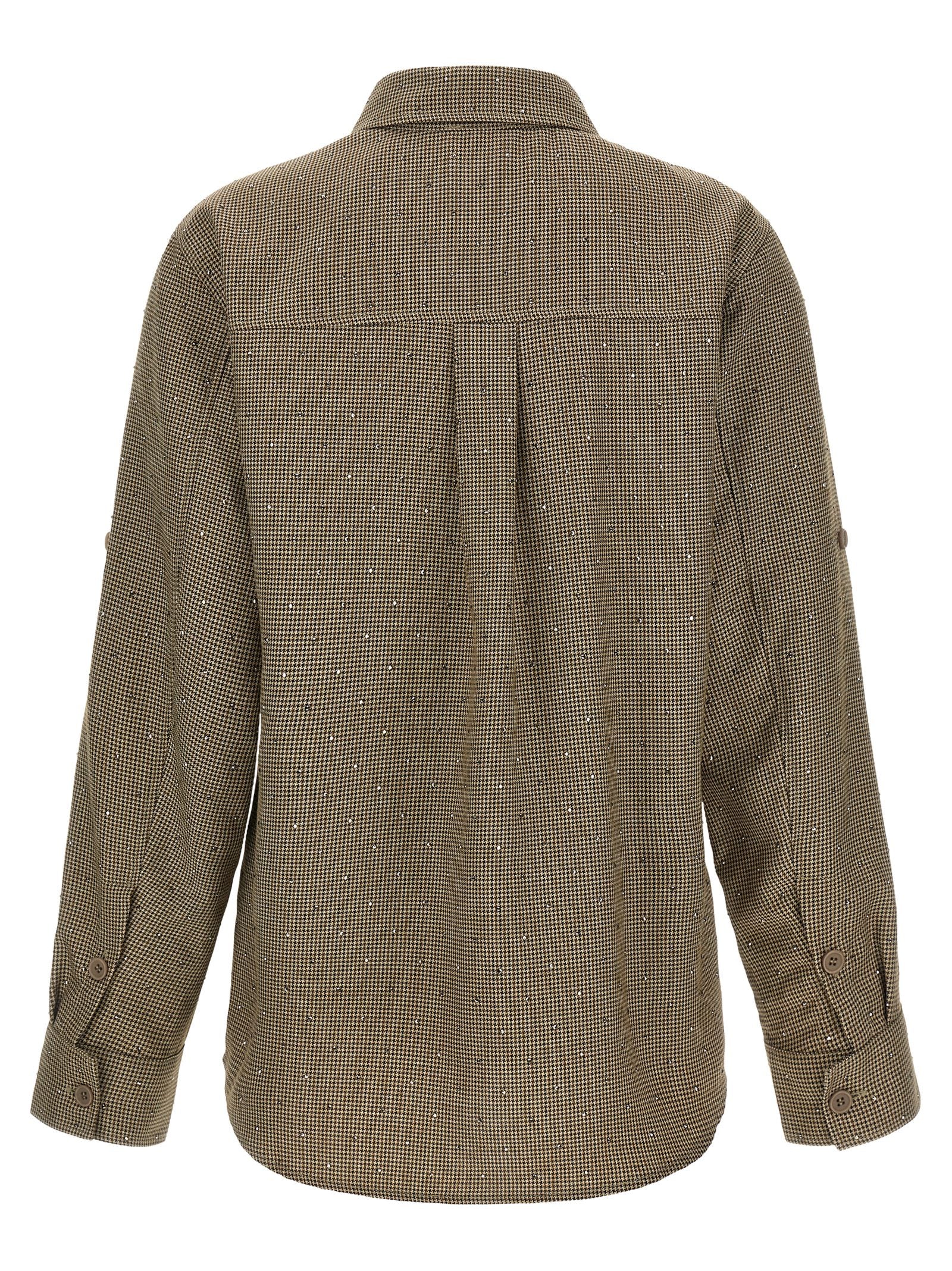 P.A.R.O.S.H. Palais Shirt — Brown, view 2