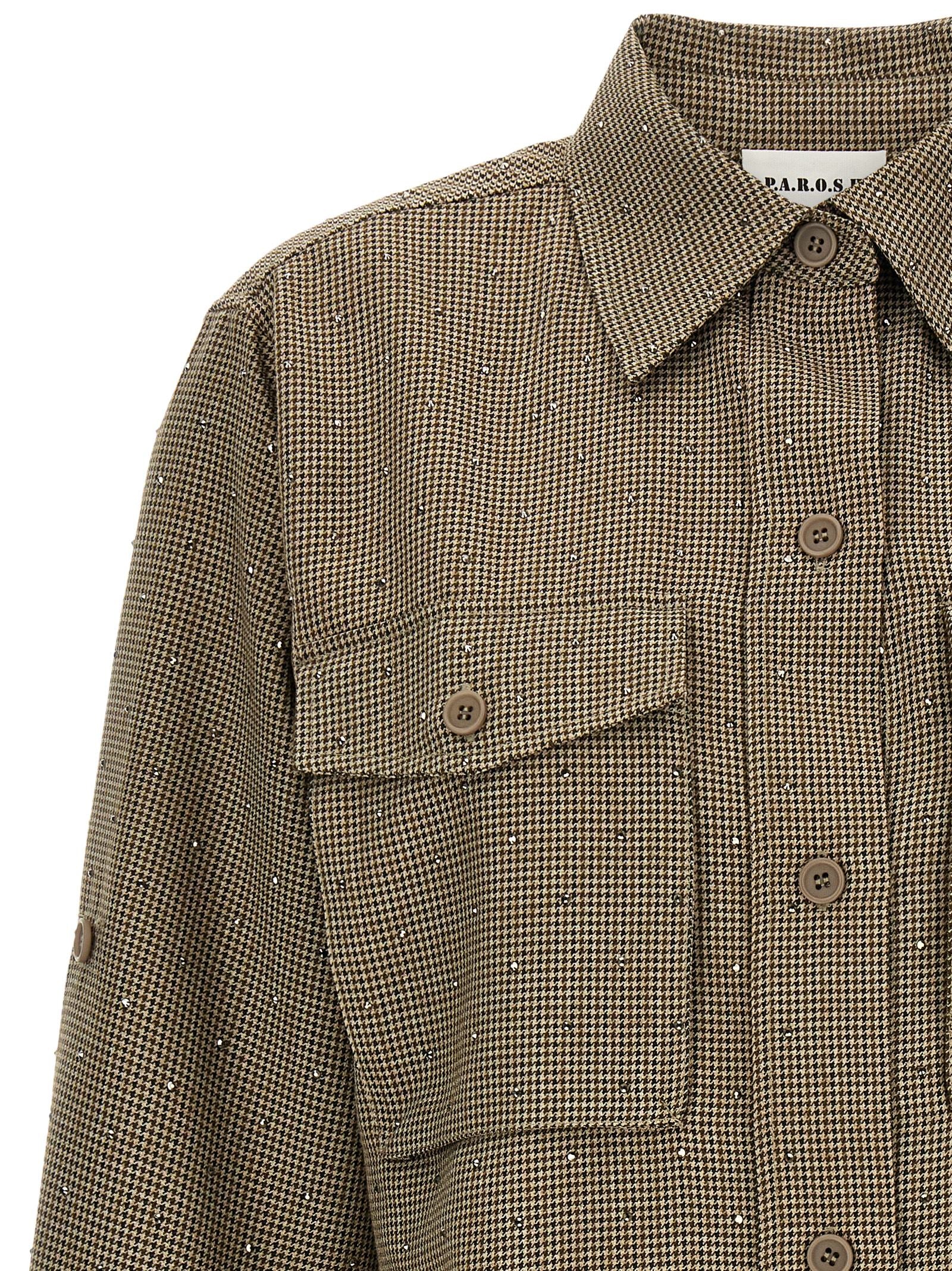 P.A.R.O.S.H. Palais Shirt — Brown, view 3