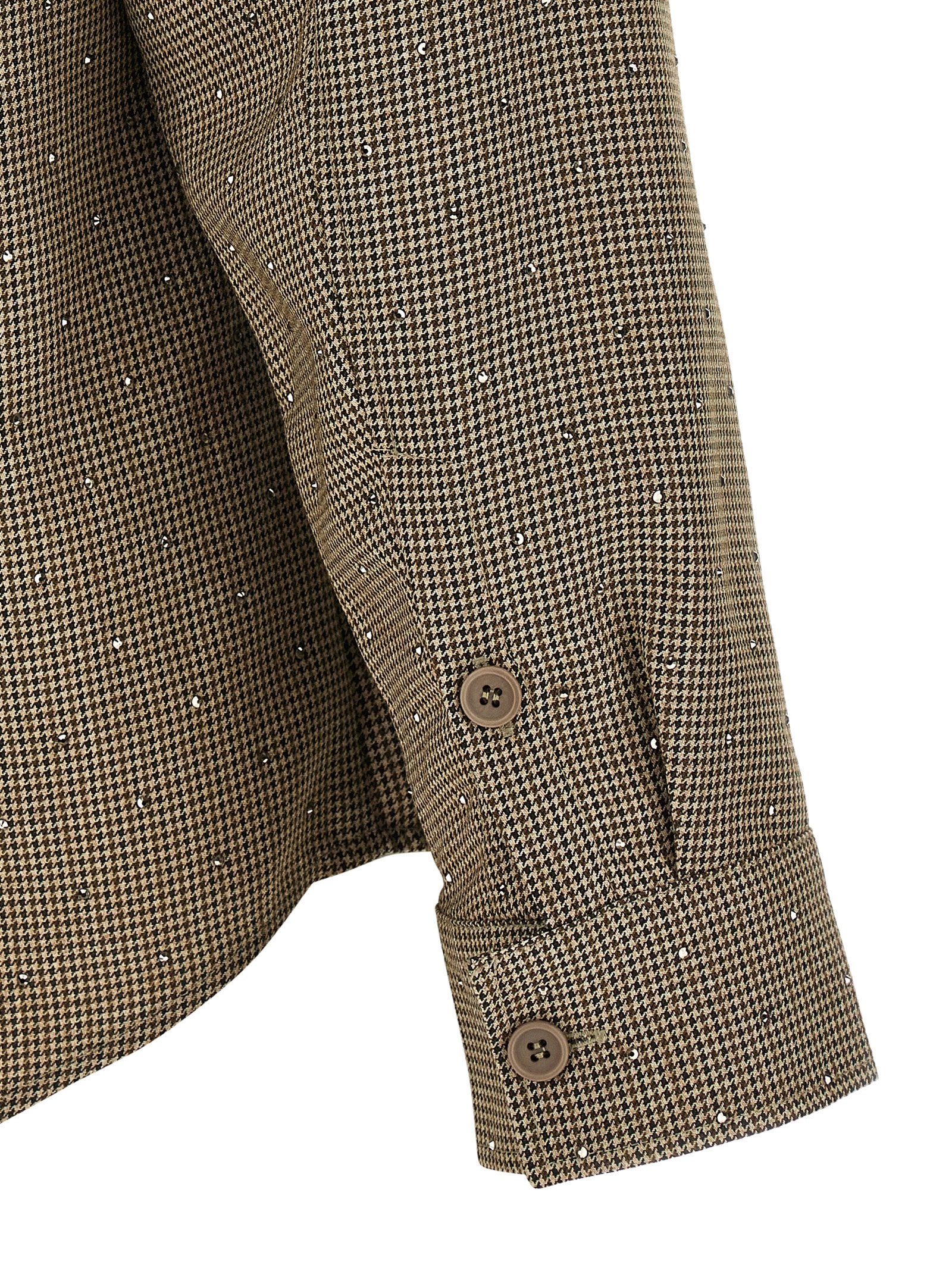 P.A.R.O.S.H. Palais Shirt — Brown, view 4