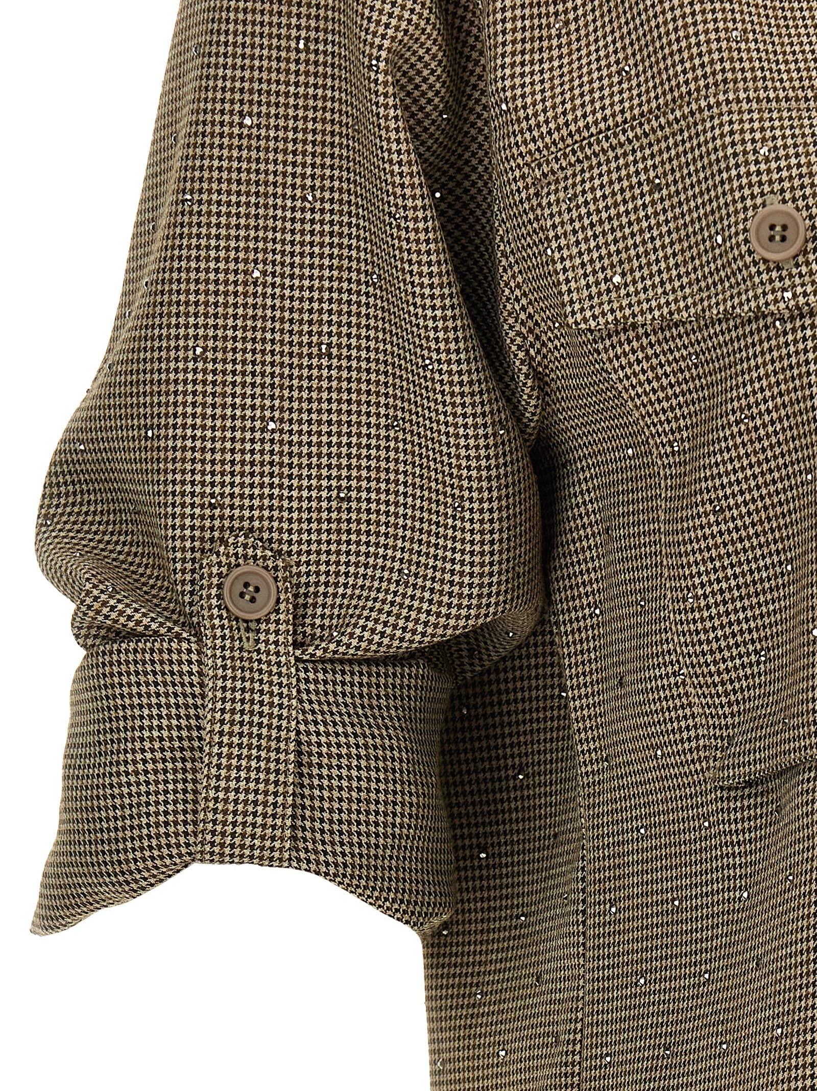 P.A.R.O.S.H. Palais Shirt — Brown, view 5