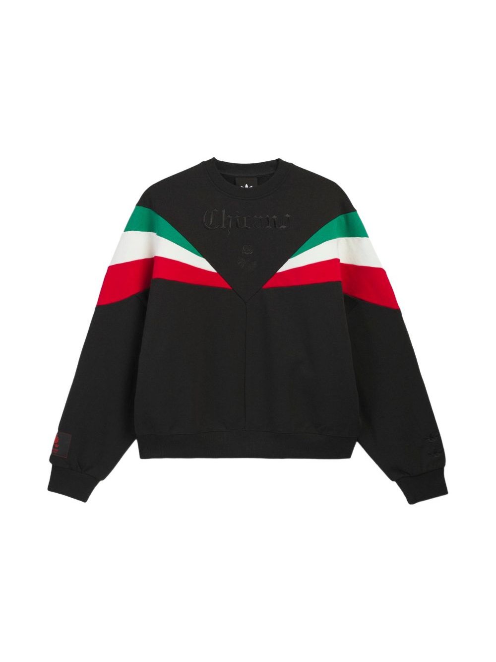 ADIDAS BY WILLY CHAVARRIA Color-Block Sweatshirt — Black by Adidas By Willy Chavarria