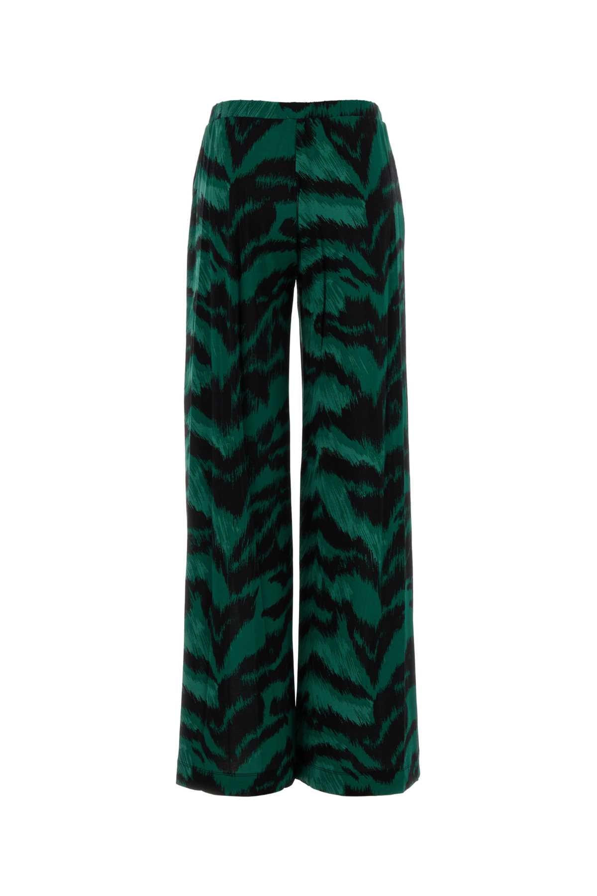 Diane Von Furstenberg Sweater Trousers — Green, view 2