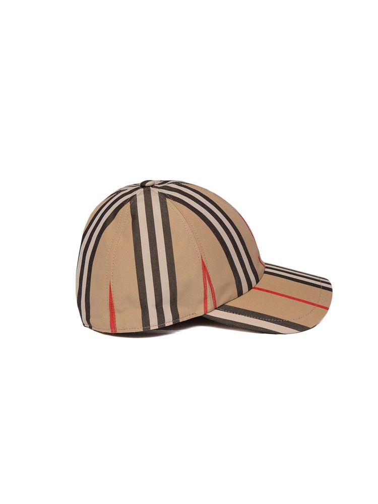 Burberry 81224001 Icon Stripe Cotton Baseball Cap — Beige, view 2