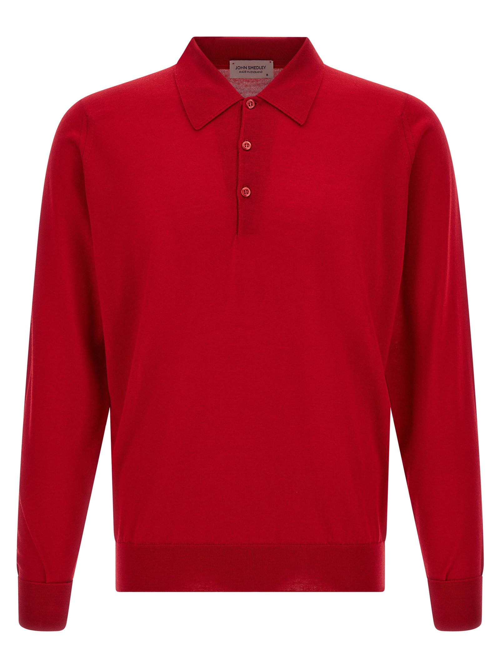 John Smedley Dorset Polo Shirt — Red - XL by John Smedley