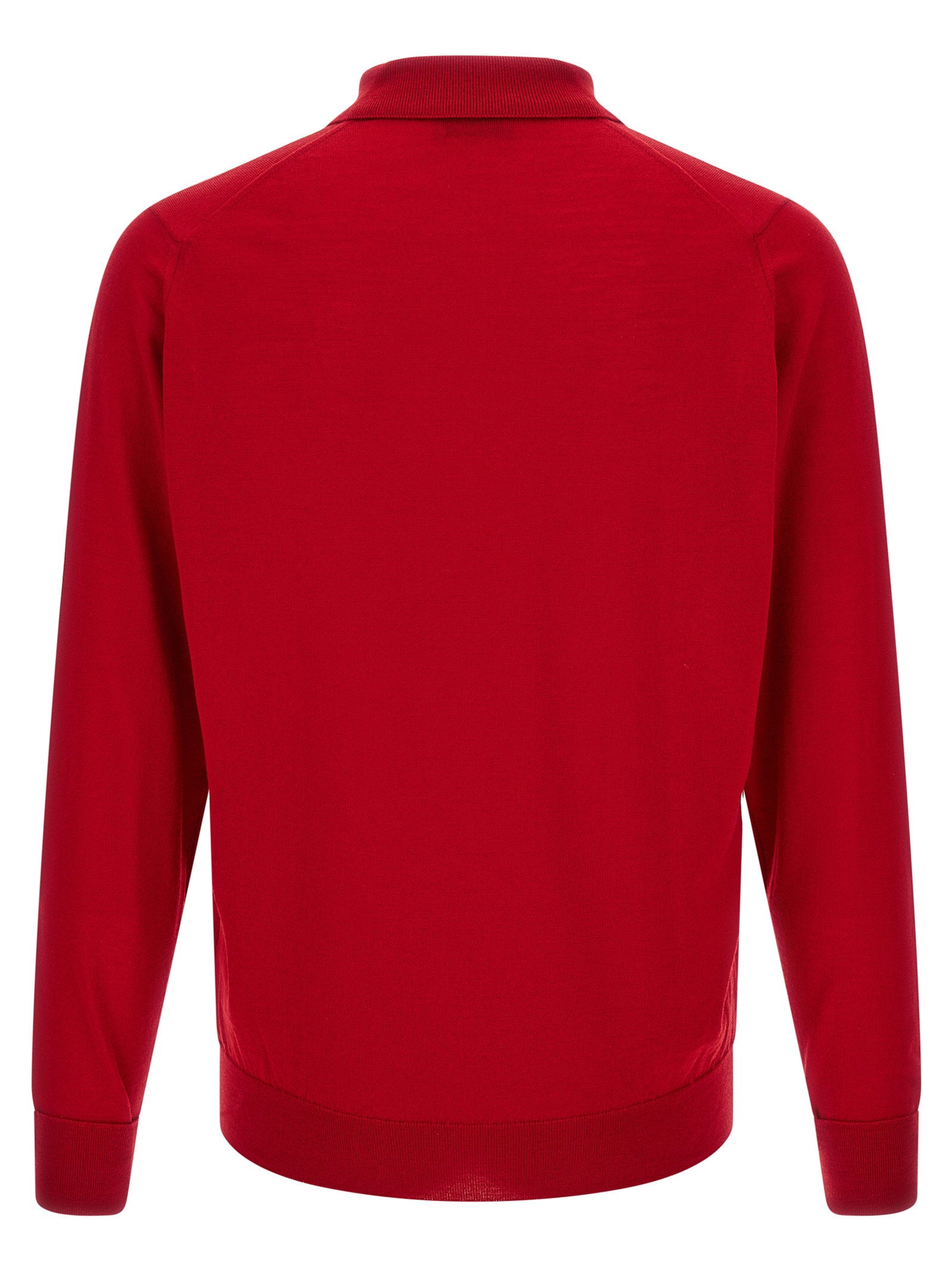 John Smedley Dorset Polo Shirt — Red - XL, view 2