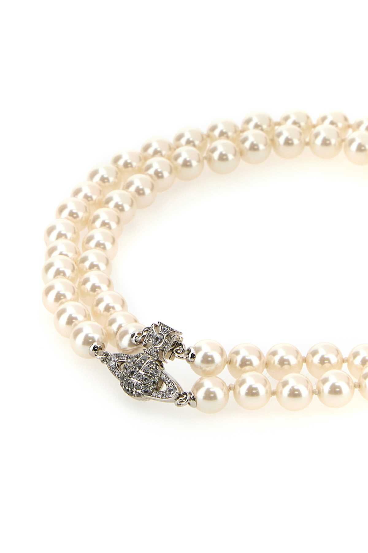 Vivienne Westwood Pearl Necklace — Beige by Vivienne Westwood