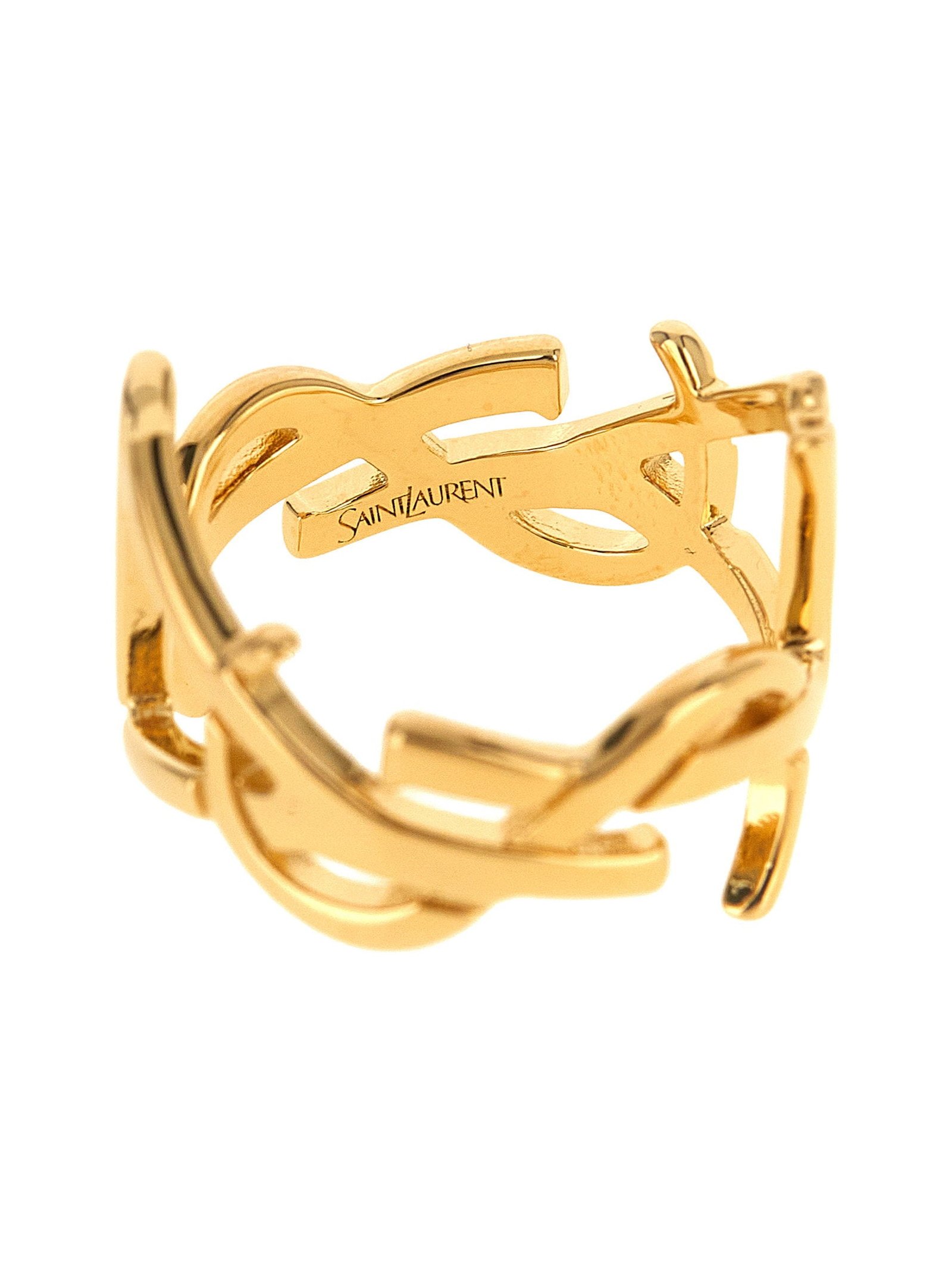 Saint Laurent Scarf Clip — Gold - 6, view 2