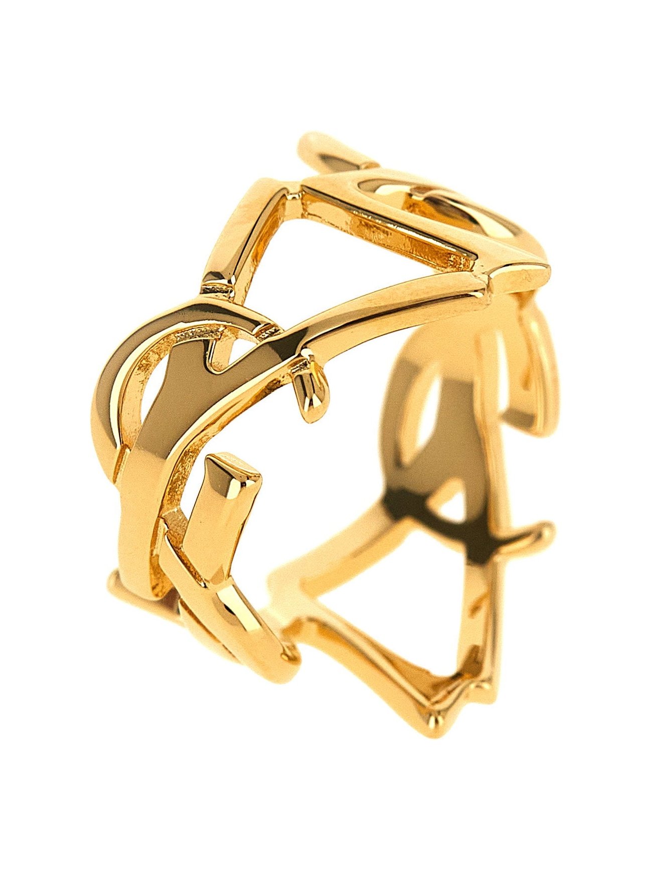 Saint Laurent Scarf Clip — Gold - 6, view 3