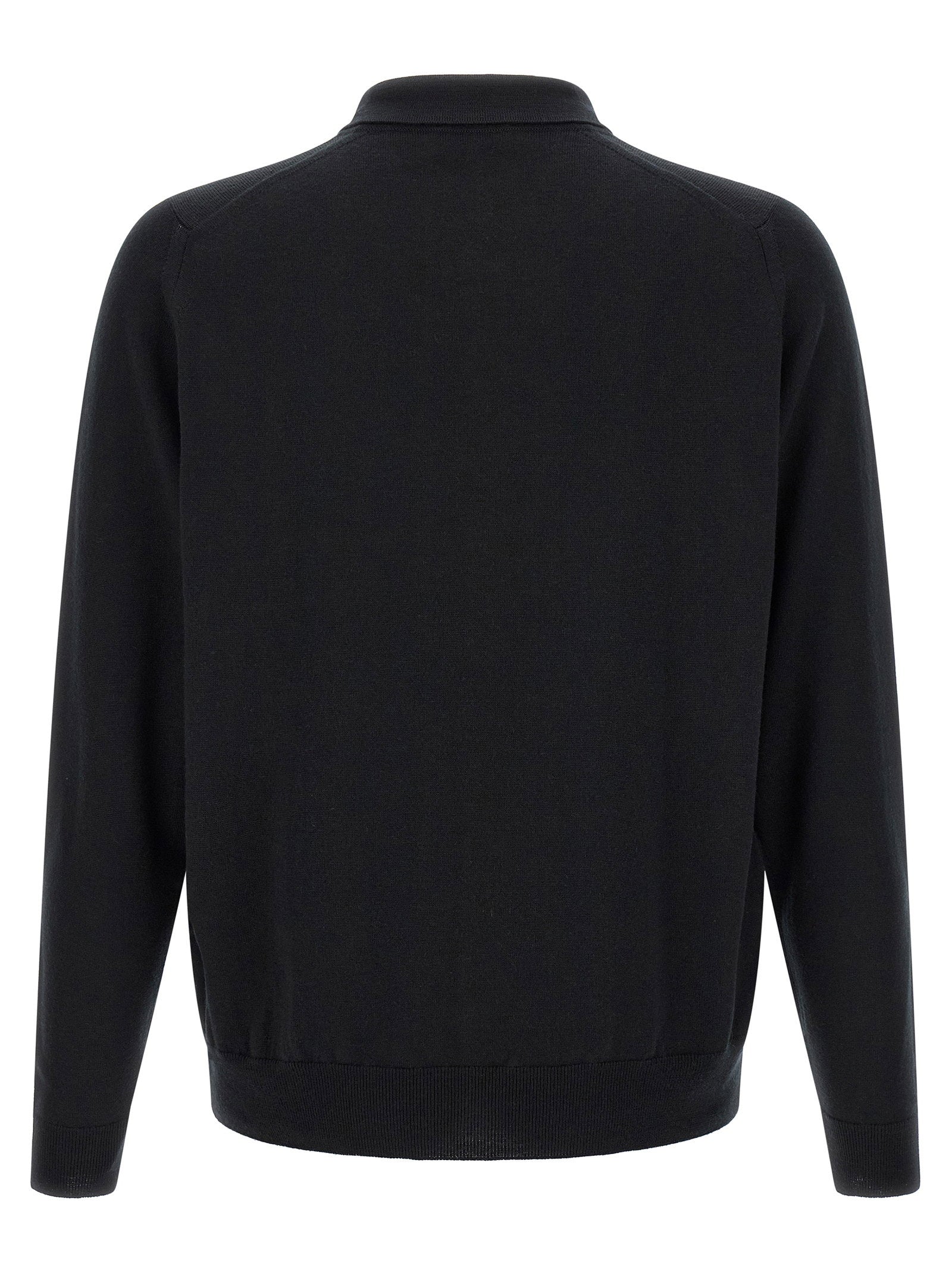 John Smedley Tibor Shirt — Black - L, view 2