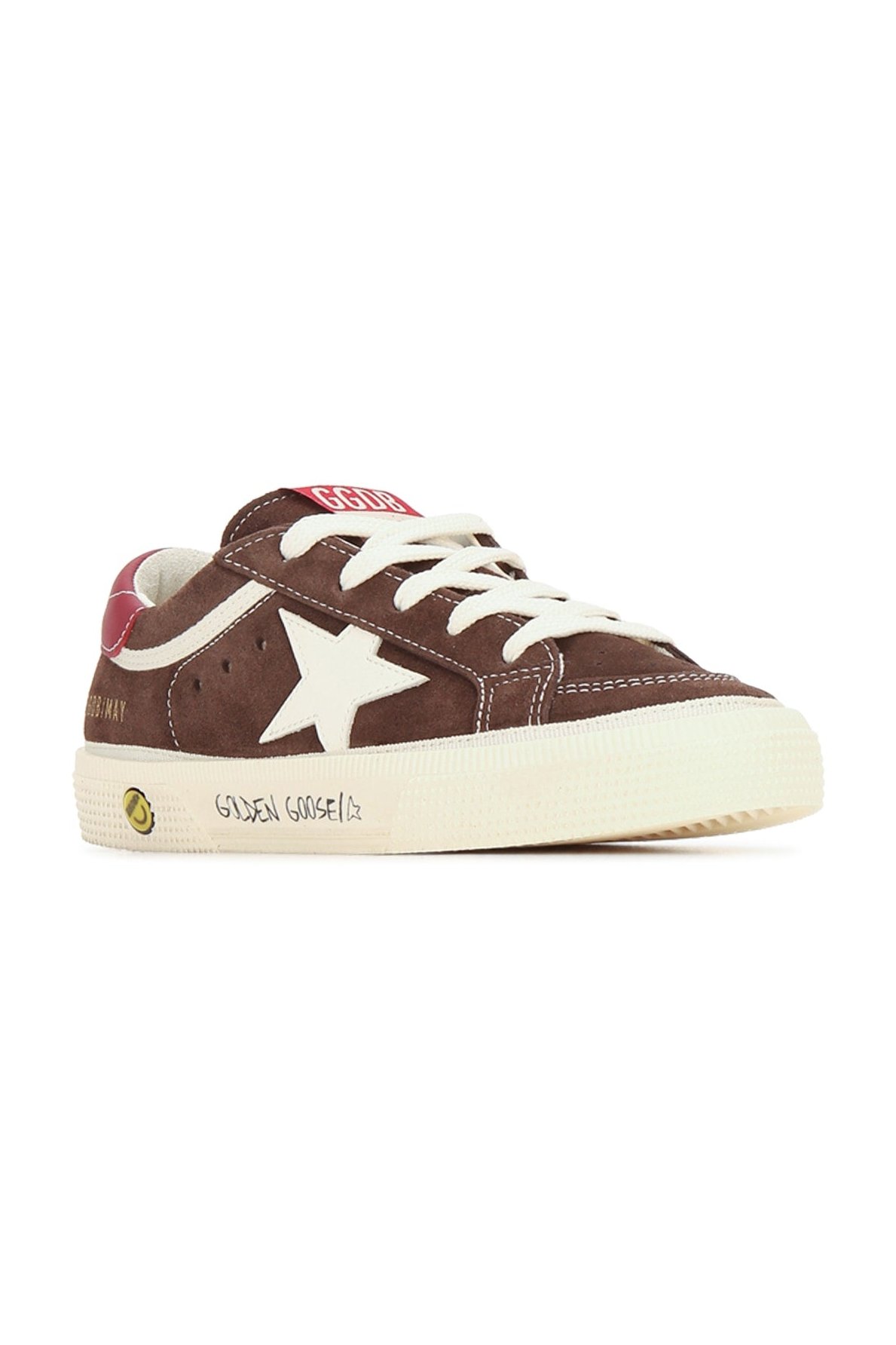 Golden Goose Kids May Sneaker — Brown, view 2