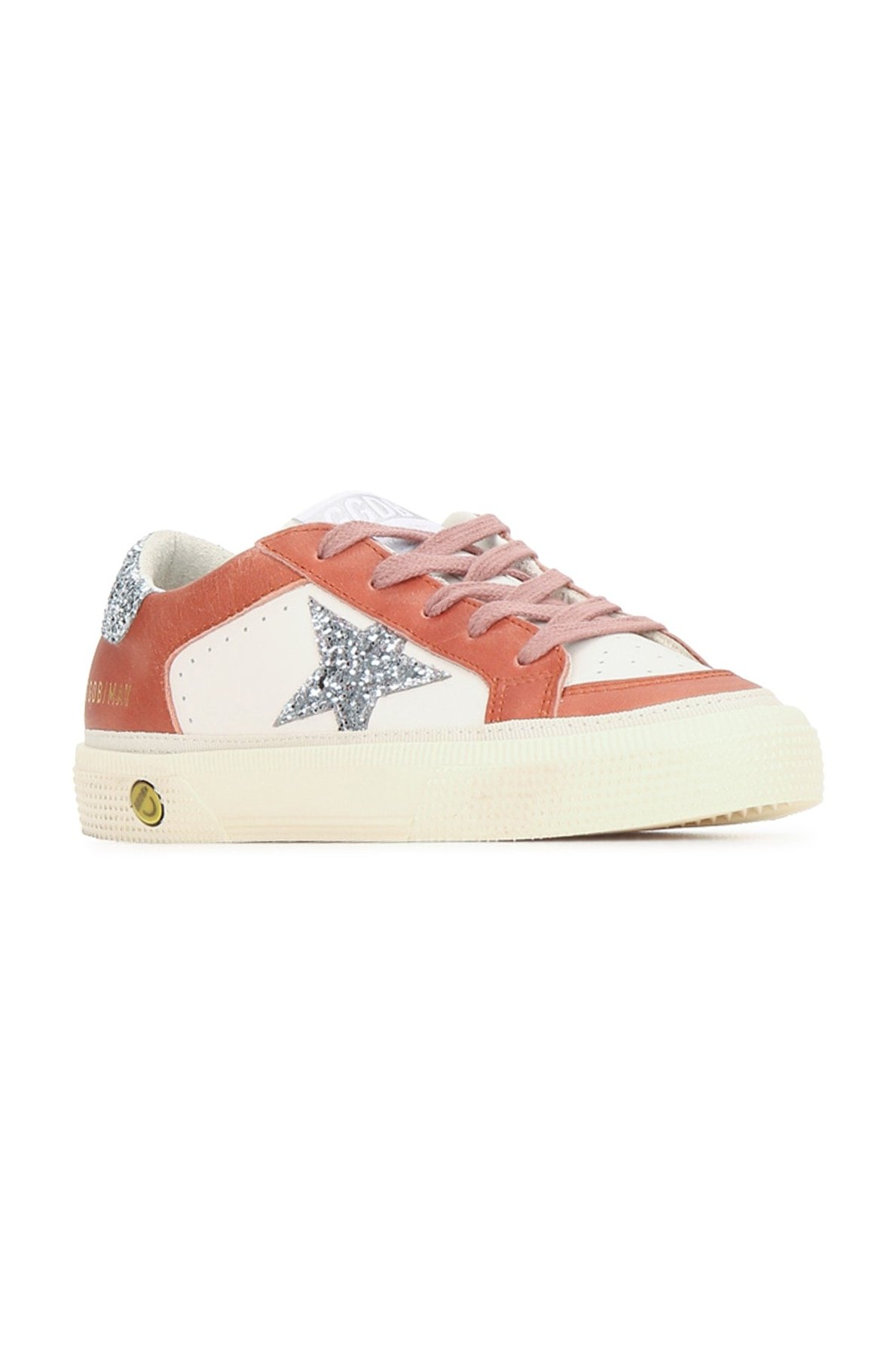 Golden Goose Kids Leather Sneaker — Multicolor, view 2