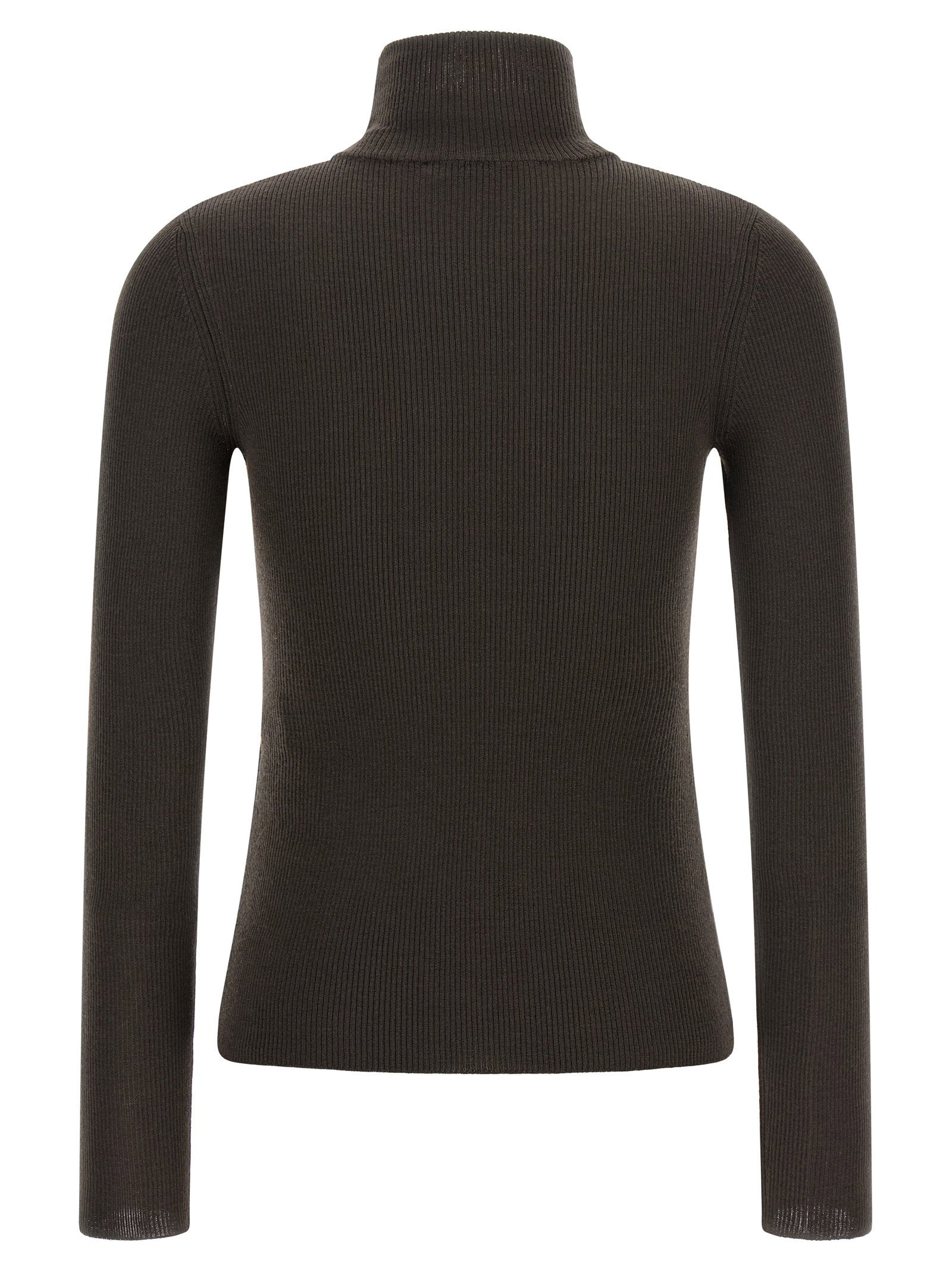 Max Mara Turtleneck Sweater — Brown, view 2