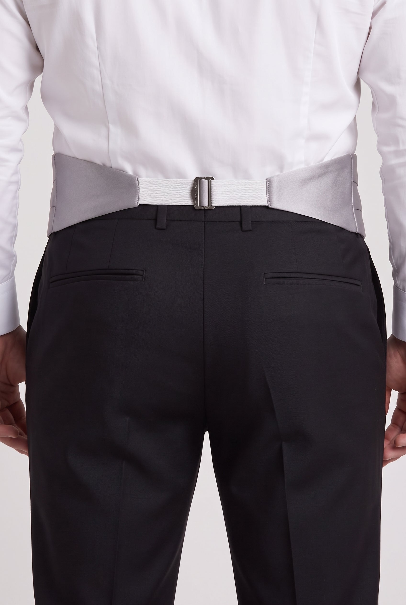 Brunello Cucinelli Mens Light Gray Silk Cotton Cummerbund Grey Accessories & Slg, view 2