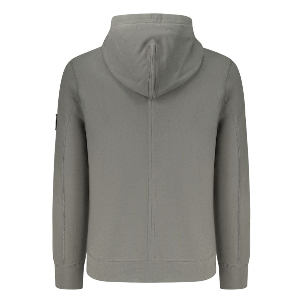 Calvin Klein Cotton Hoodie — Green, view 2