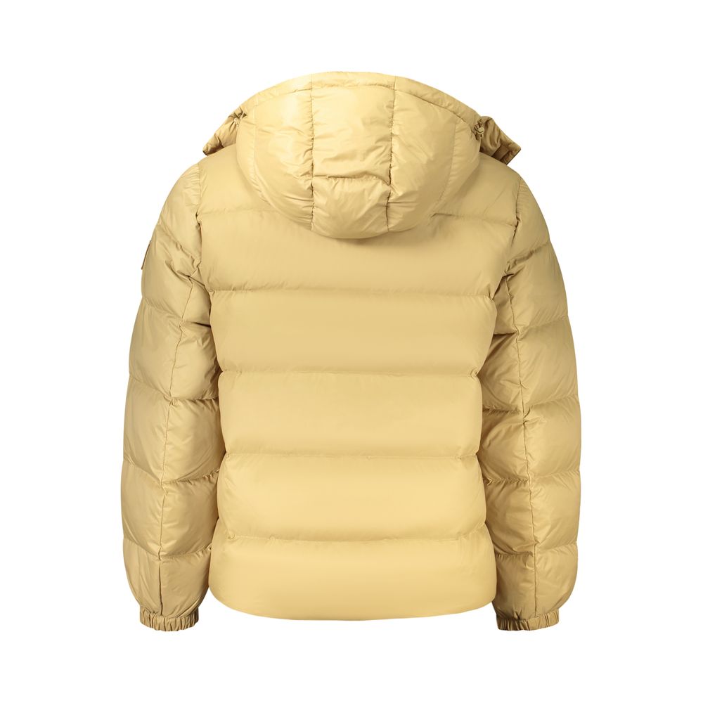 Calvin Klein Water-Repellent Nylon Down Jacket — Beige, view 2