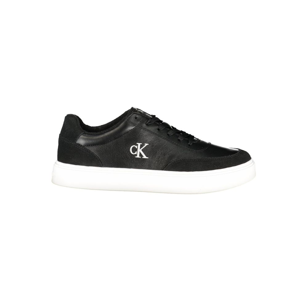 Calvin Klein Leather and Polyurethane Sneaker — Black by Calvin Klein
