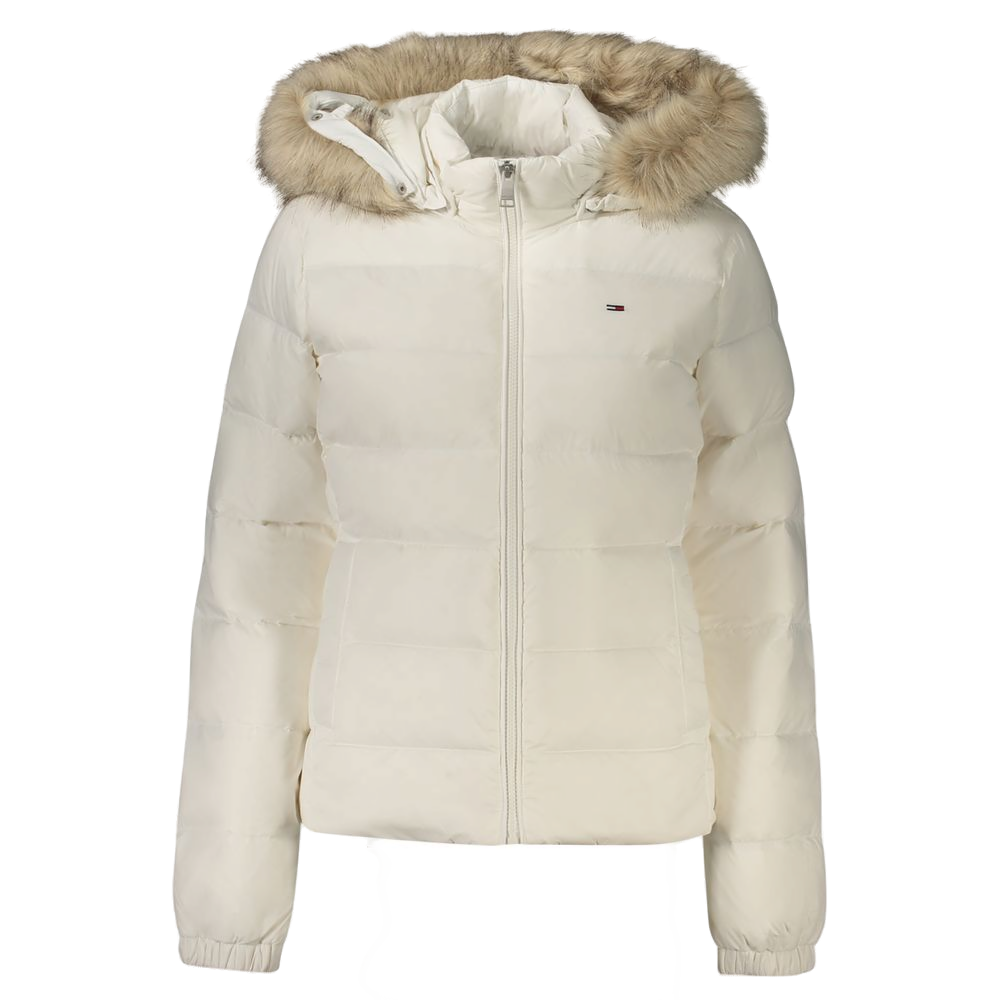 Tommy Hilfiger Removable Faux-Fur Hood Down Jacket — White by Tommy Hilfiger