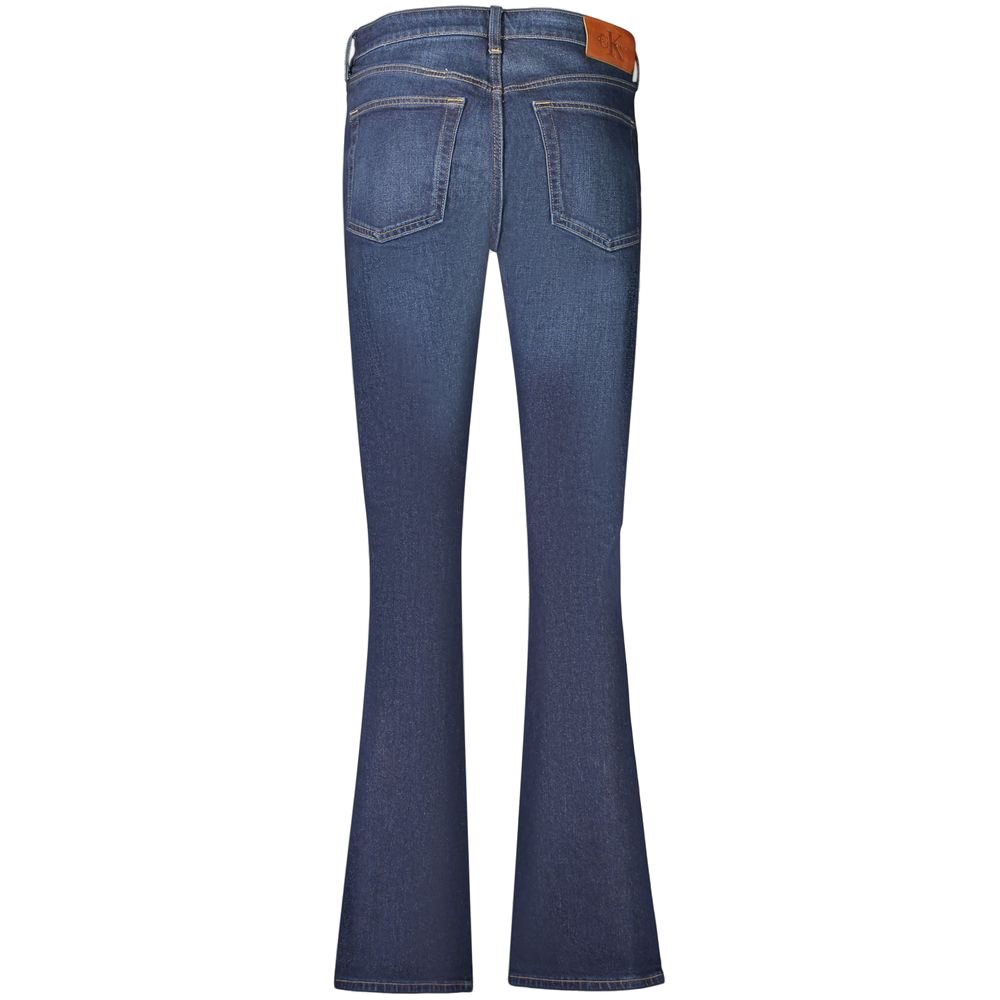 Calvin Klein Cotton Bootcut Jeans — Blue, view 2