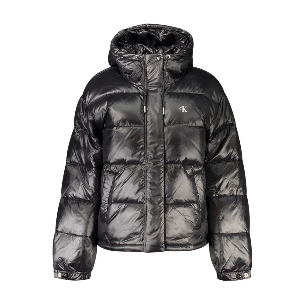 Calvin Klein Quilted Nylon Down Jacket — Black by Calvin Klein