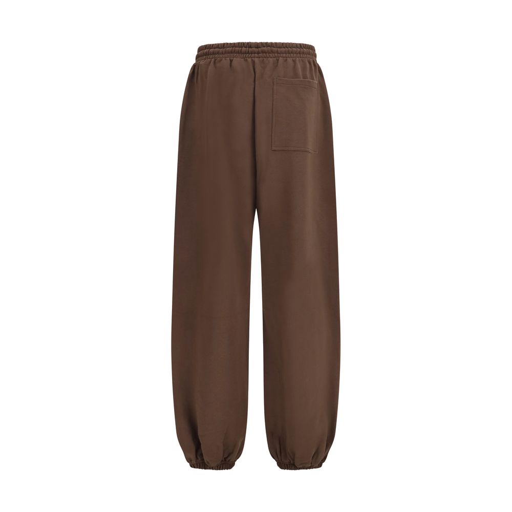 Palm Angels Cotton Joggers — Brown, view 2