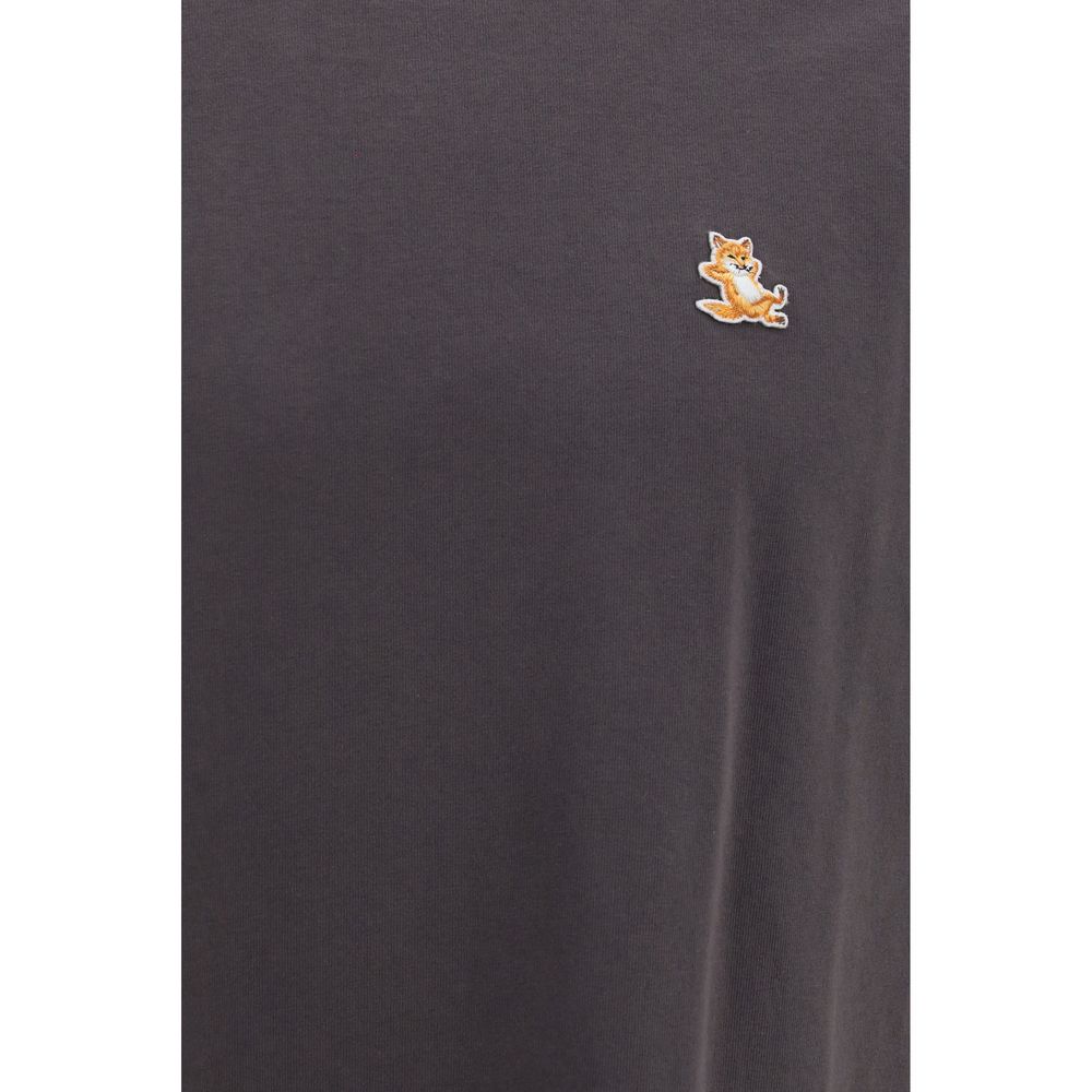 Maison Kitsuné Chillax Fox T-Shirt — Gray, view 3