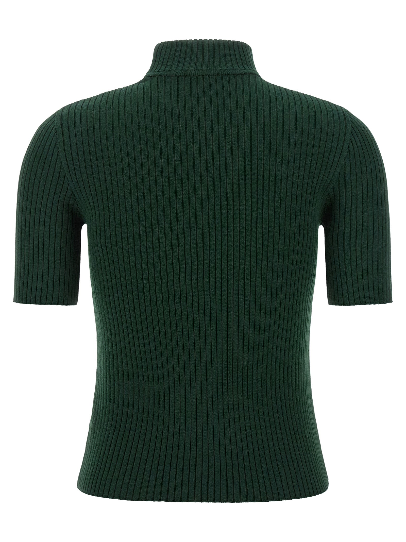 CourrèGes Reedition Turtleneck — Green, view 2
