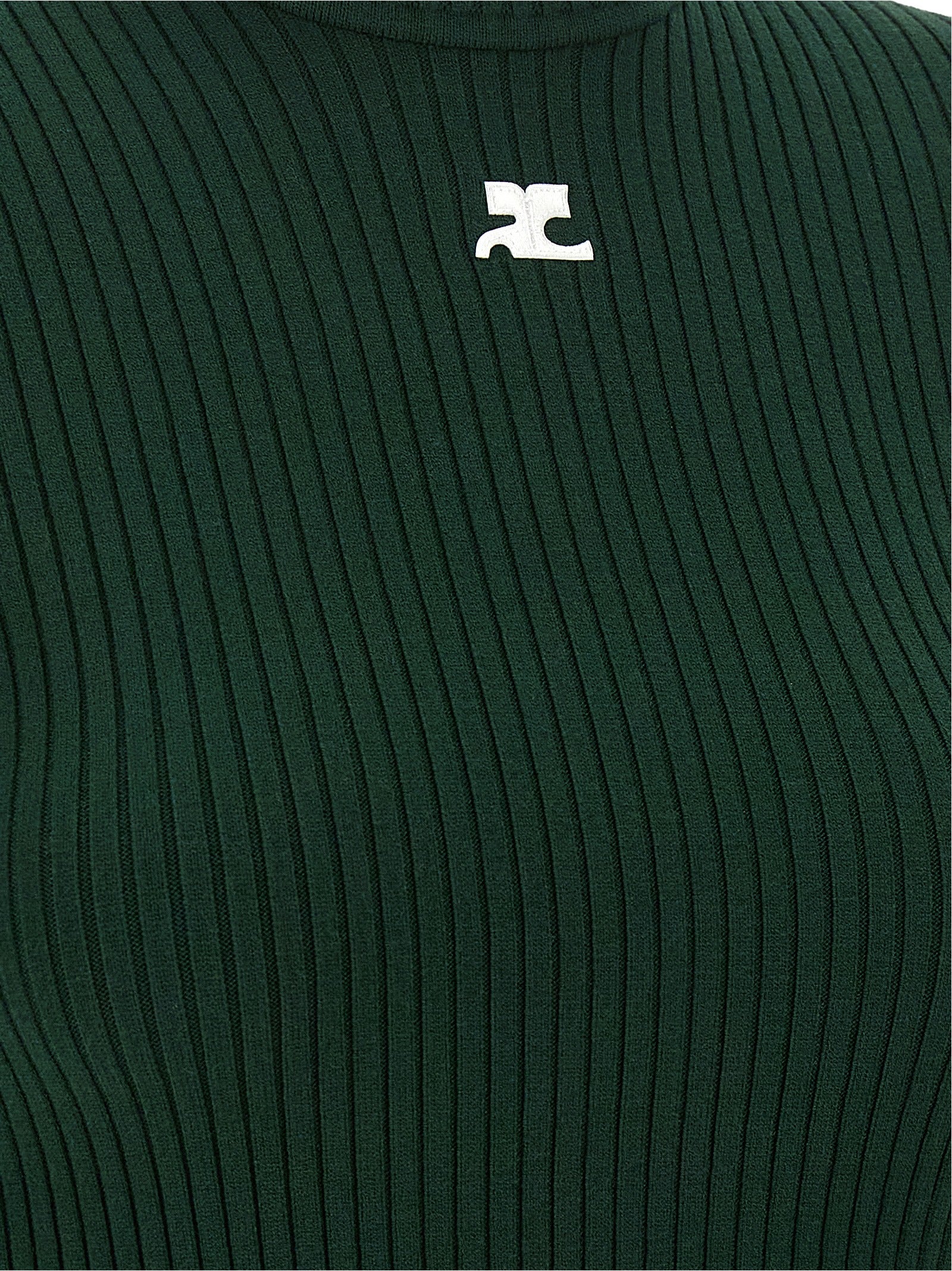 CourrèGes Reedition Turtleneck — Green, view 4
