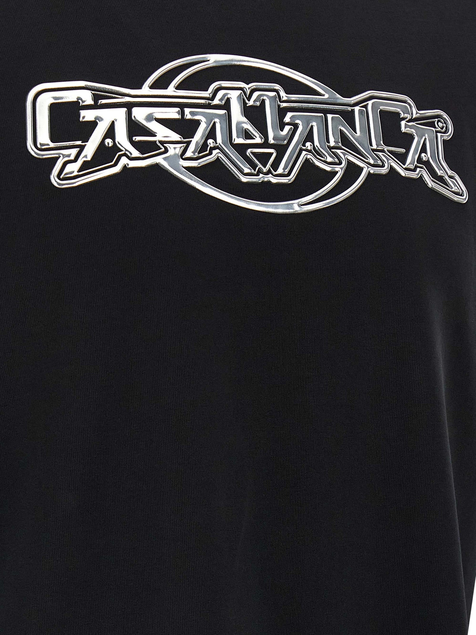 Casablanca Chrome T-Shirt — Black, view 4