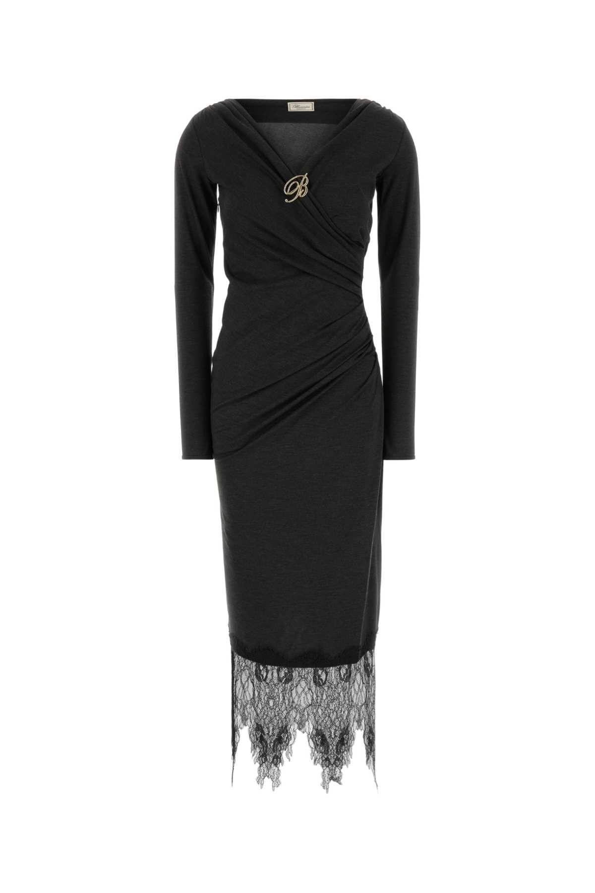 Blumarine Longuette Dress — Gray by Blumarine