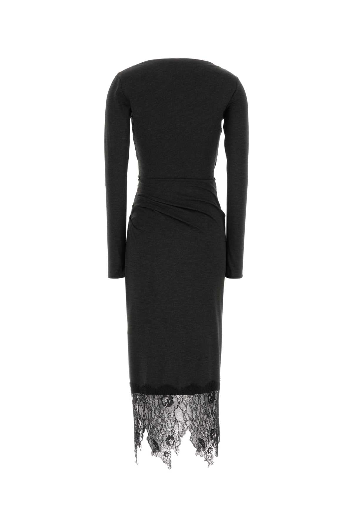 Blumarine Longuette Dress — Gray, view 2