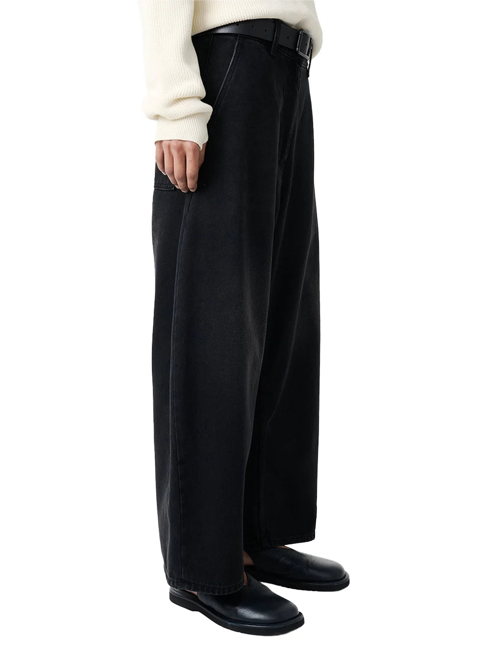 Studio Nicholson Chalco Joggers — Black, view 6
