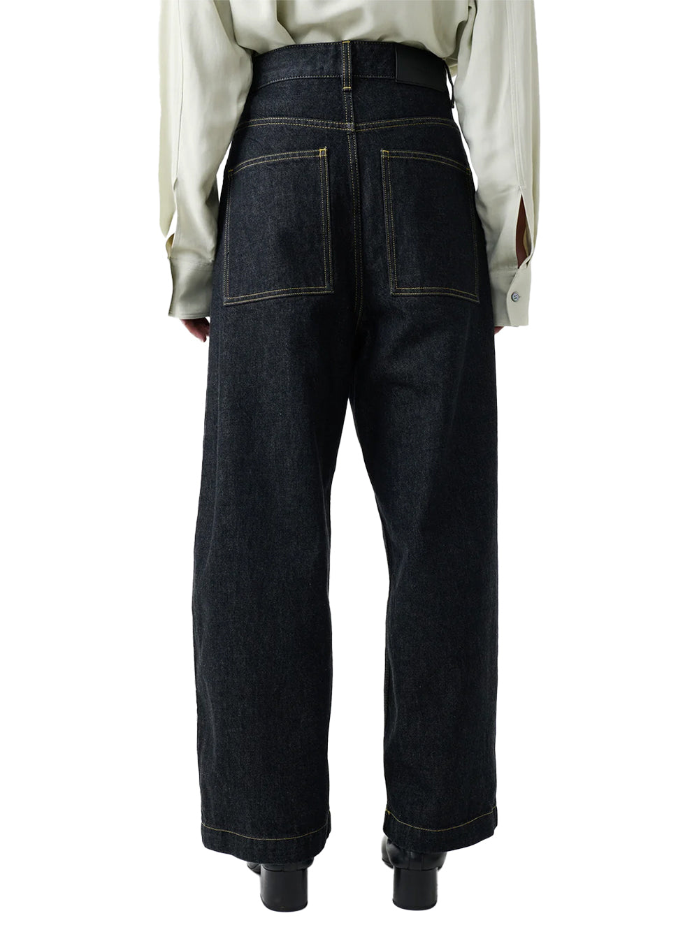 Studio Nicholson Neive Jeans — Black, view 4