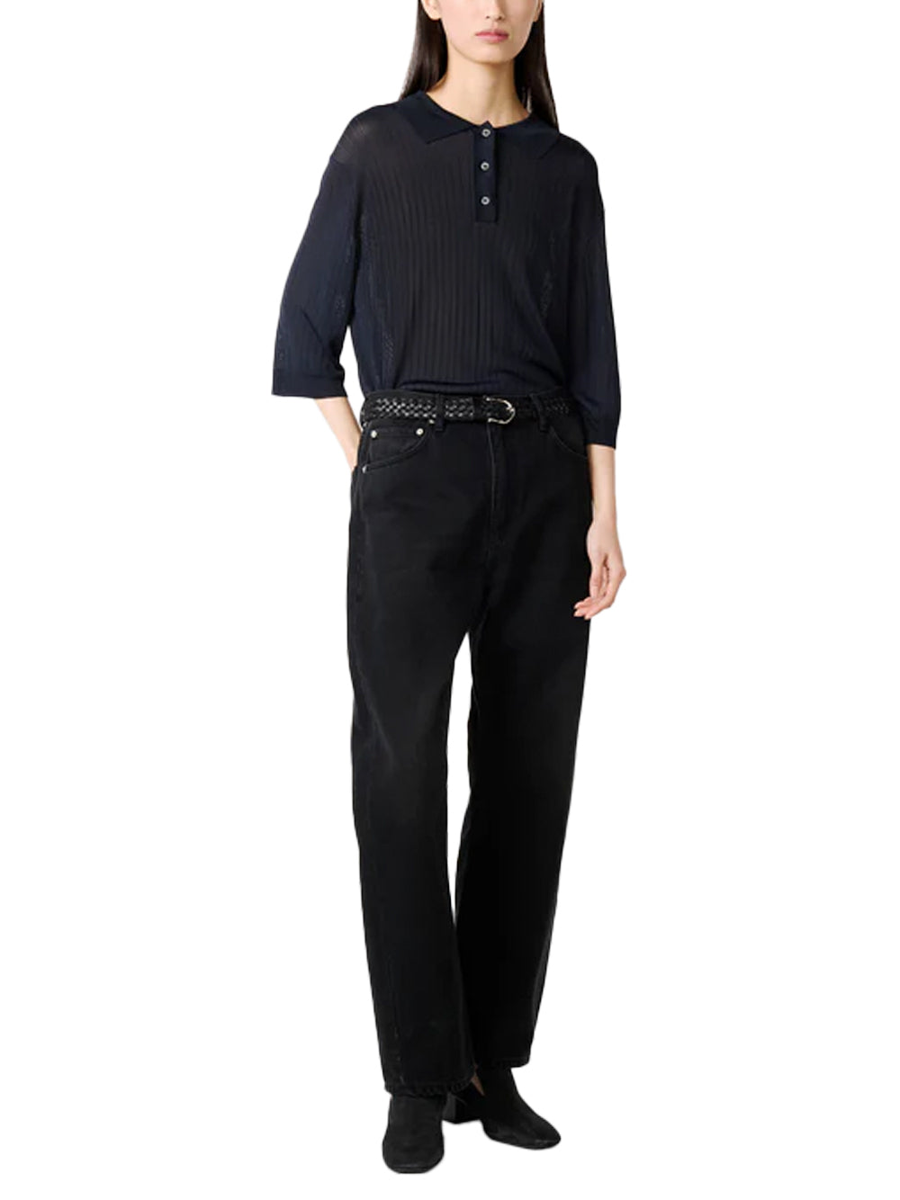 Studio Nicholson Denjo Jeans — Black by Studio Nicholson