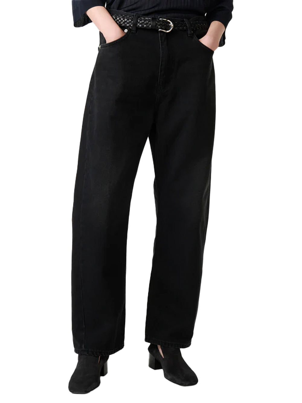 Studio Nicholson Denjo Jeans — Black, view 3