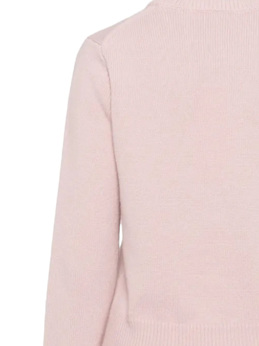 Maison Kitsuné Fox Head Wool Crewneck Sweater — Pink, view 3