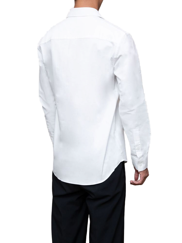 Burberry Cotton Shirt — White, view 3