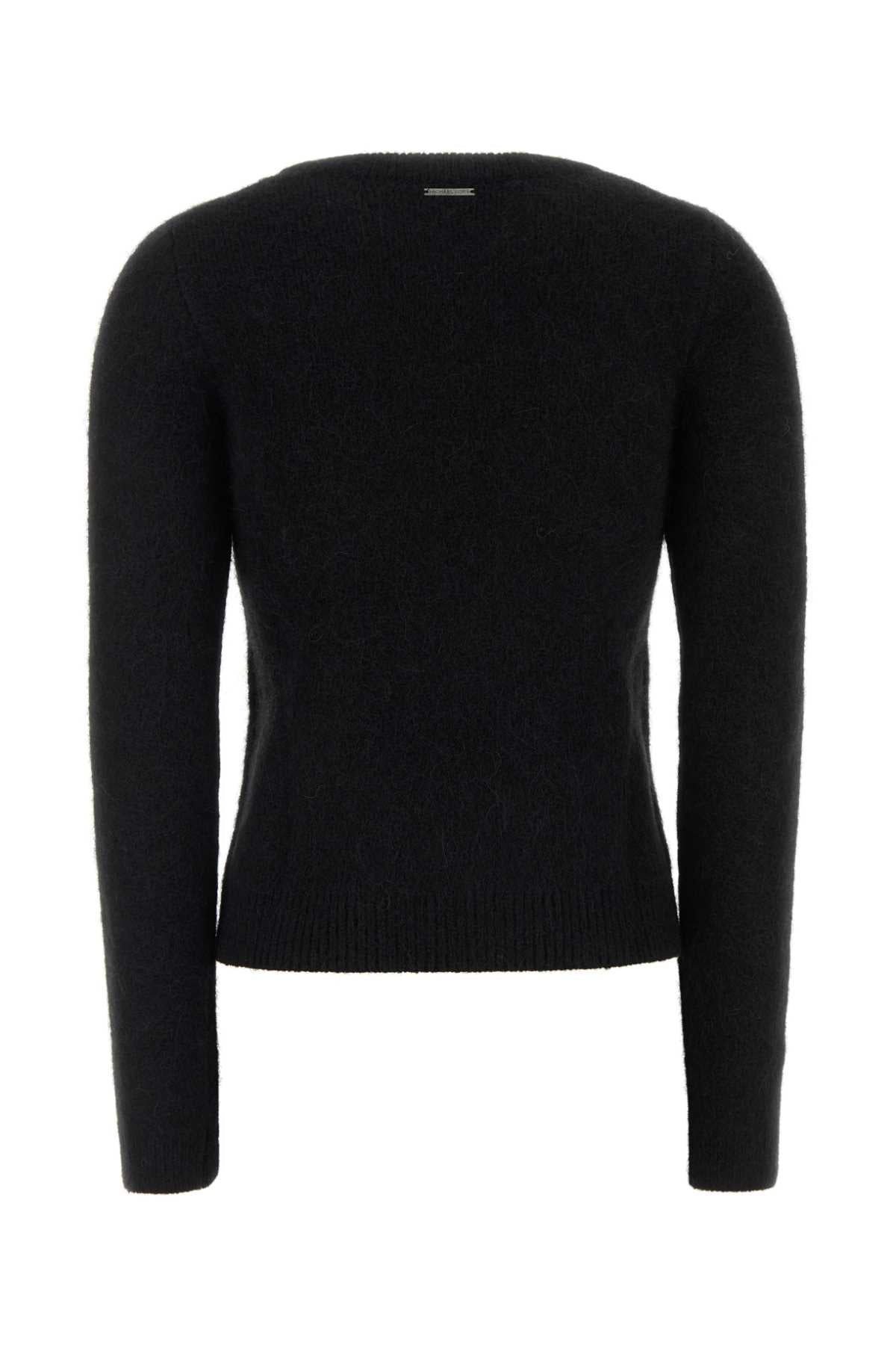 Michael By Michael Kors Alpaca Sweater — Black, view 2